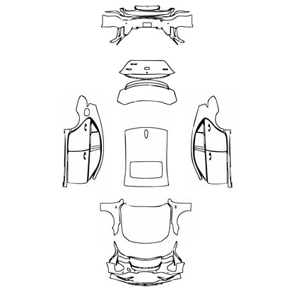 Pre-Cut PPF Cadillac CT4 2023 - PPF-Kits