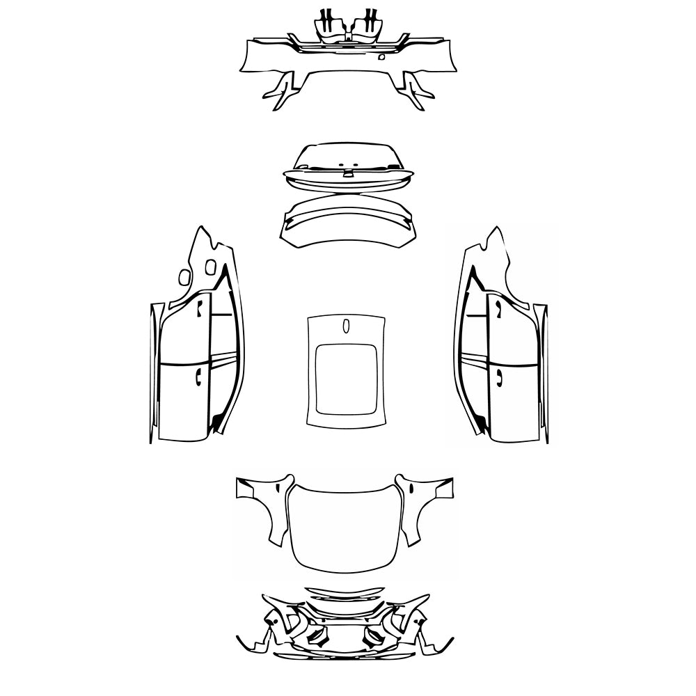Passgenaue Lackschutzfolien PPF Cadillac CT5 V-Series Blakwing 2025