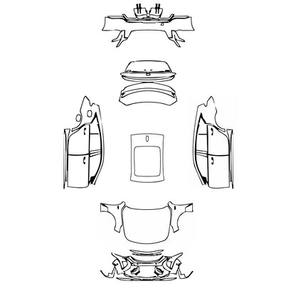 Passgenaue Lackschutzfolien PPF Cadillac CT5 V-Series Blakwing 2025