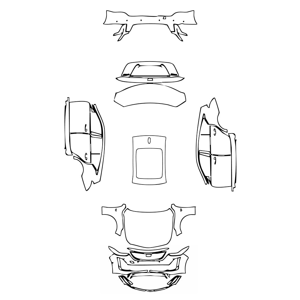 Pre-Cut PPF Cadillac CT5 (CN) Luxury 2022 - PPF-Kits