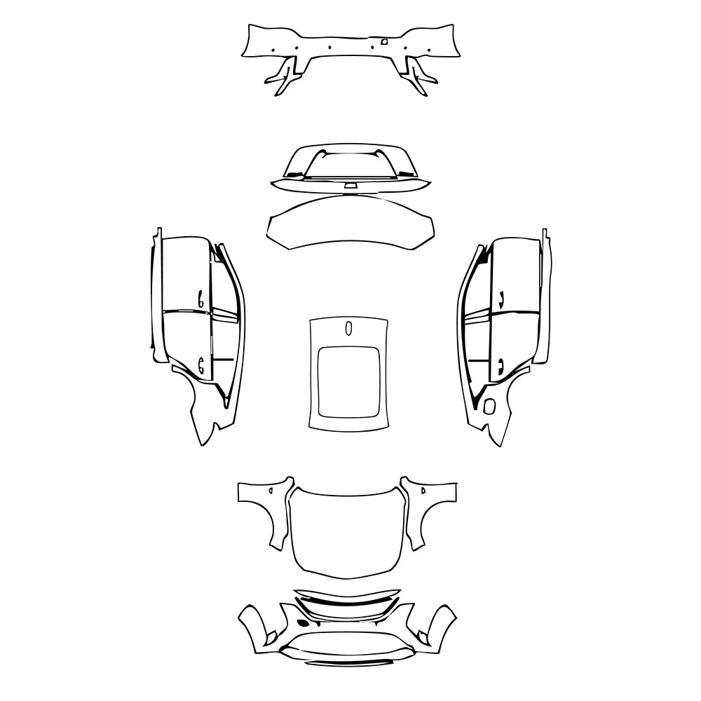 Passgenaue Lackschutzfolien PPF Cadillac CT5 (CN) Luxury 2025