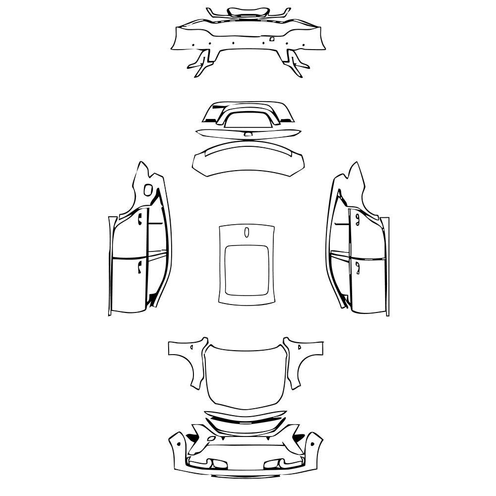 Passgenaue Lackschutzfolien PPF Cadillac CT5 (CN) Sport 2025