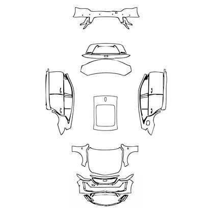 Pre-Cut PPF Cadillac CT5 (US) Luxury 2021 - PPF-Kits
