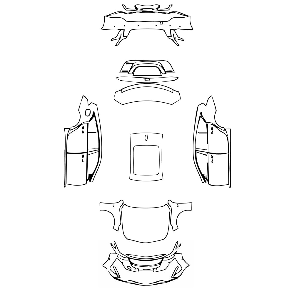 Pre-Cut PPF Cadillac CT5 (US) Sport 2022 - PPF-Kits