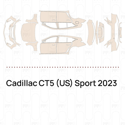 Pre-Cut PPF Cadillac CT5 (US) Sport 2023