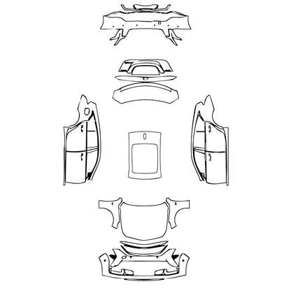 Pre-Cut PPF Cadillac CT5 (US) Sport 2025 - PPF-Kits