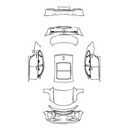 Pre-Cut PPF Cadillac CT6 2024 - PPF-Kits