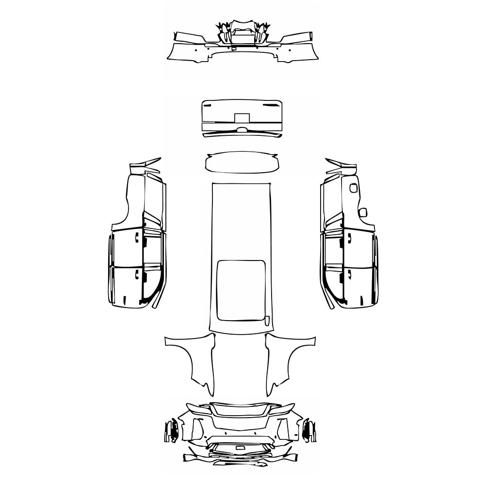 Pre-Cut PPF Cadillac ESCALADE-V ESV 2024 - PPF-Kits