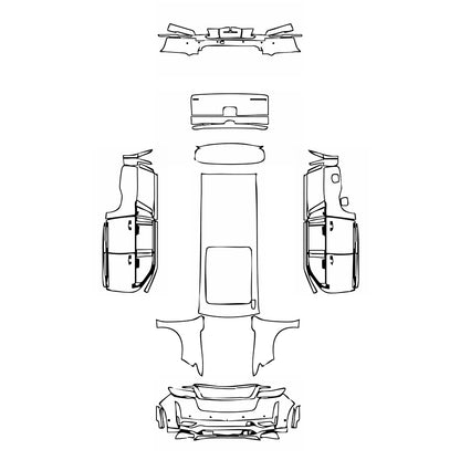 Pre-Cut PPF Cadillac Escalade ESV 2021 - PPF-Kits