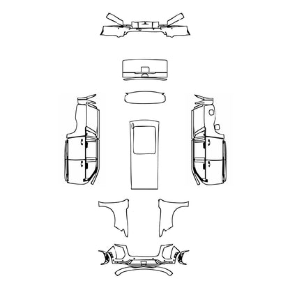 Pre-Cut PPF Cadillac Escalade ESV Luxury 2025 - PPF-Kits