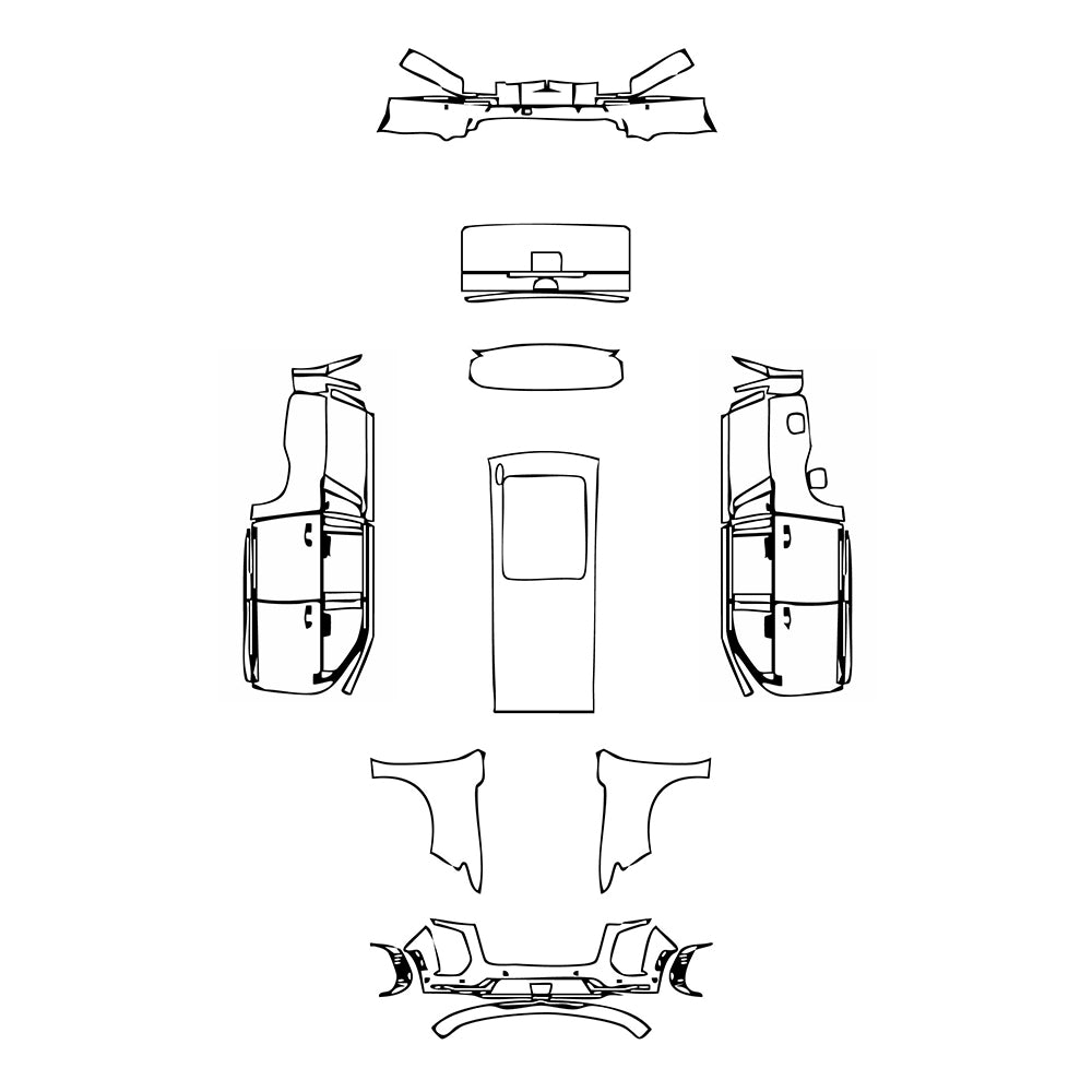 Pre-Cut PPF Cadillac Escalade ESV Sport 2025 - PPF-Kits