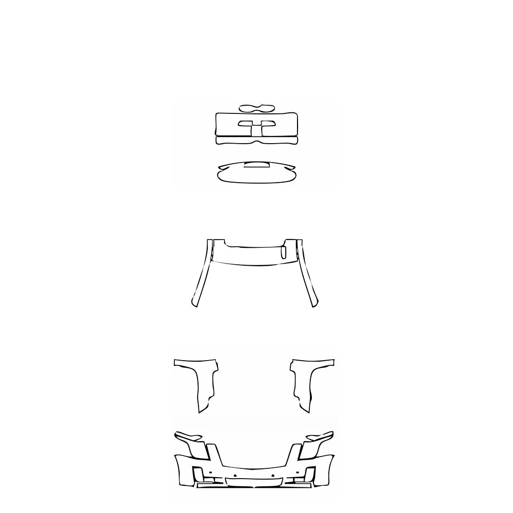 Pre-Cut PPF Cadillac Escalade Standard Wheelbase 2018 - PPF-Kits