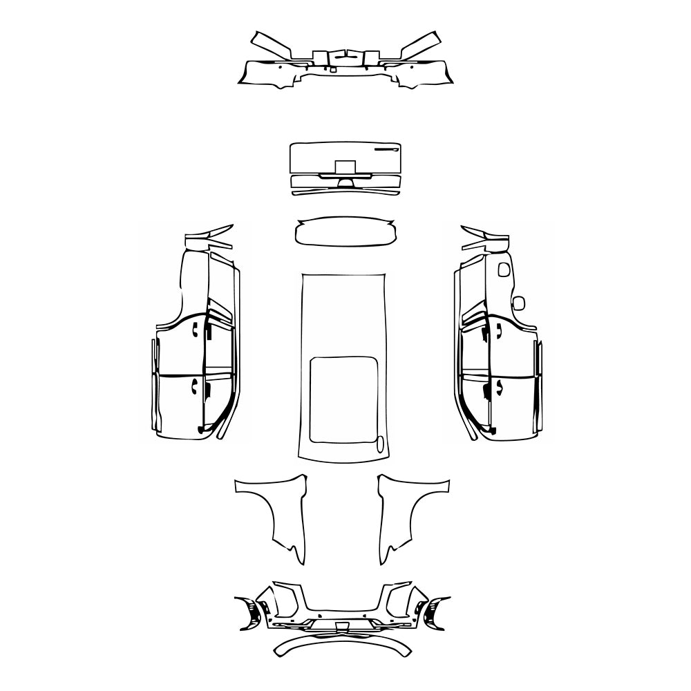 Pre-Cut PPF Cadillac Escalade Standard Wheelbase Sport 2025 - PPF-Kits