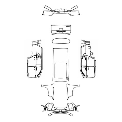 Pre-Cut PPF Cadillac Escalade Standard Wheelbase Sport 2025 - PPF-Kits