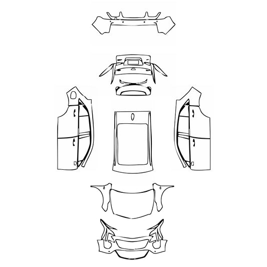 Pre-Cut PPF Cadillac XT4 2021 - PPF-Kits