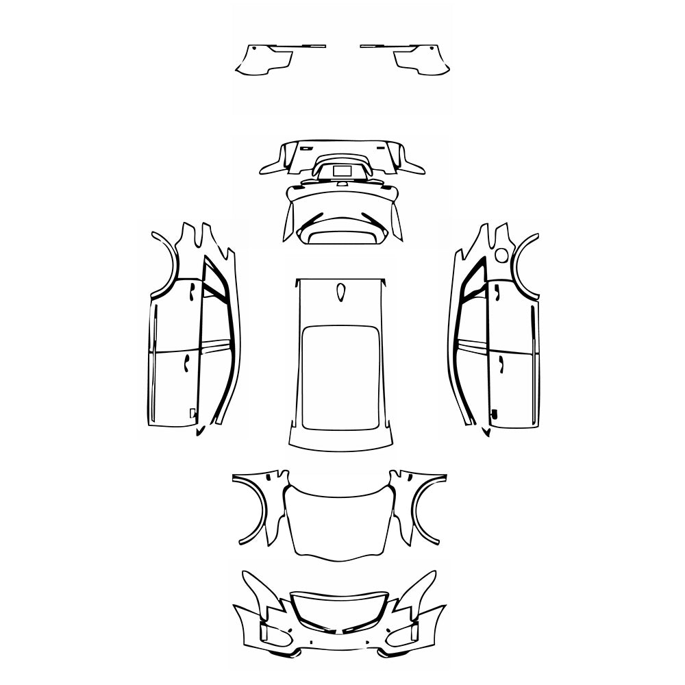Pre-Cut PPF Cadillac XT5 2018 - PPF-Kits