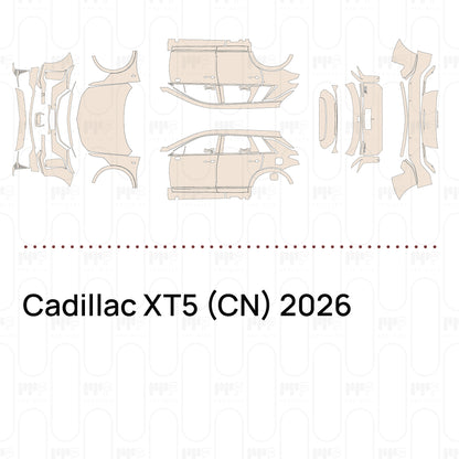 Pre-Cut PPF Cadillac XT5 (CN) 2026