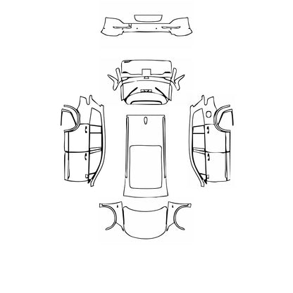 Pre-Cut PPF Cadillac XT6 Luxury 2023 - PPF-Kits