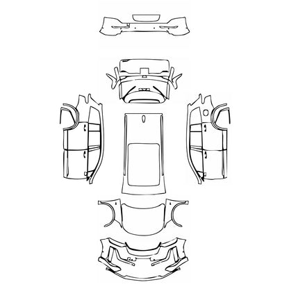 Pre-Cut PPF Cadillac XT6 Sport 2024 - PPF-Kits