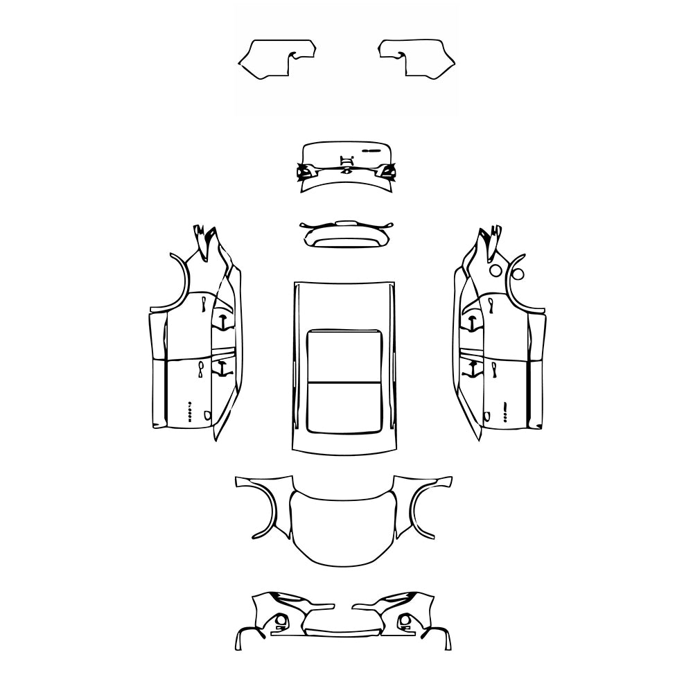 Pre-Cut PPF Chevrolet Blazer LT 2021 - PPF-Kits