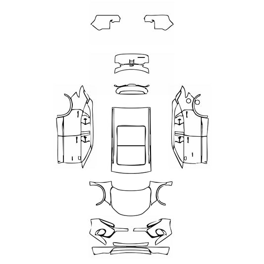 Pre-Cut PPF Chevrolet Blazer RS 2025 - PPF-Kits