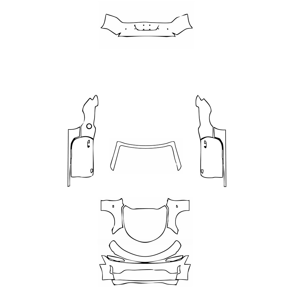 Pre-Cut PPF Chevrolet Camaro LS Convertible 2019 - PPF-Kits