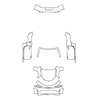 Pre-Cut PPF Chevrolet Camaro LT Convertible 2021 - PPF-Kits