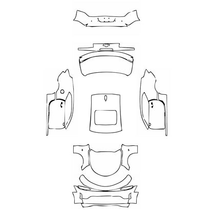 Pre-Cut PPF Chevrolet Camaro LT Coupe 2022 - PPF-Kits