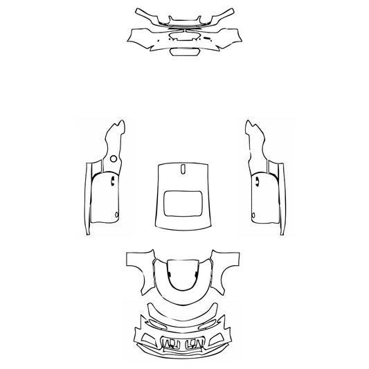 Pre-Cut PPF Chevrolet Camaro ZL1 Convertible 2022 - PPF-Kits