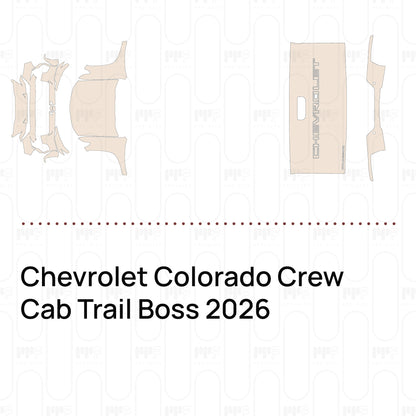 Pre-Cut PPF Chevrolet Colorado Crew Cab Trail Boss 2026
