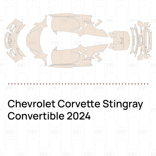Pre-Cut PPF Chevrolet Corvette Stingray Convertible 2024