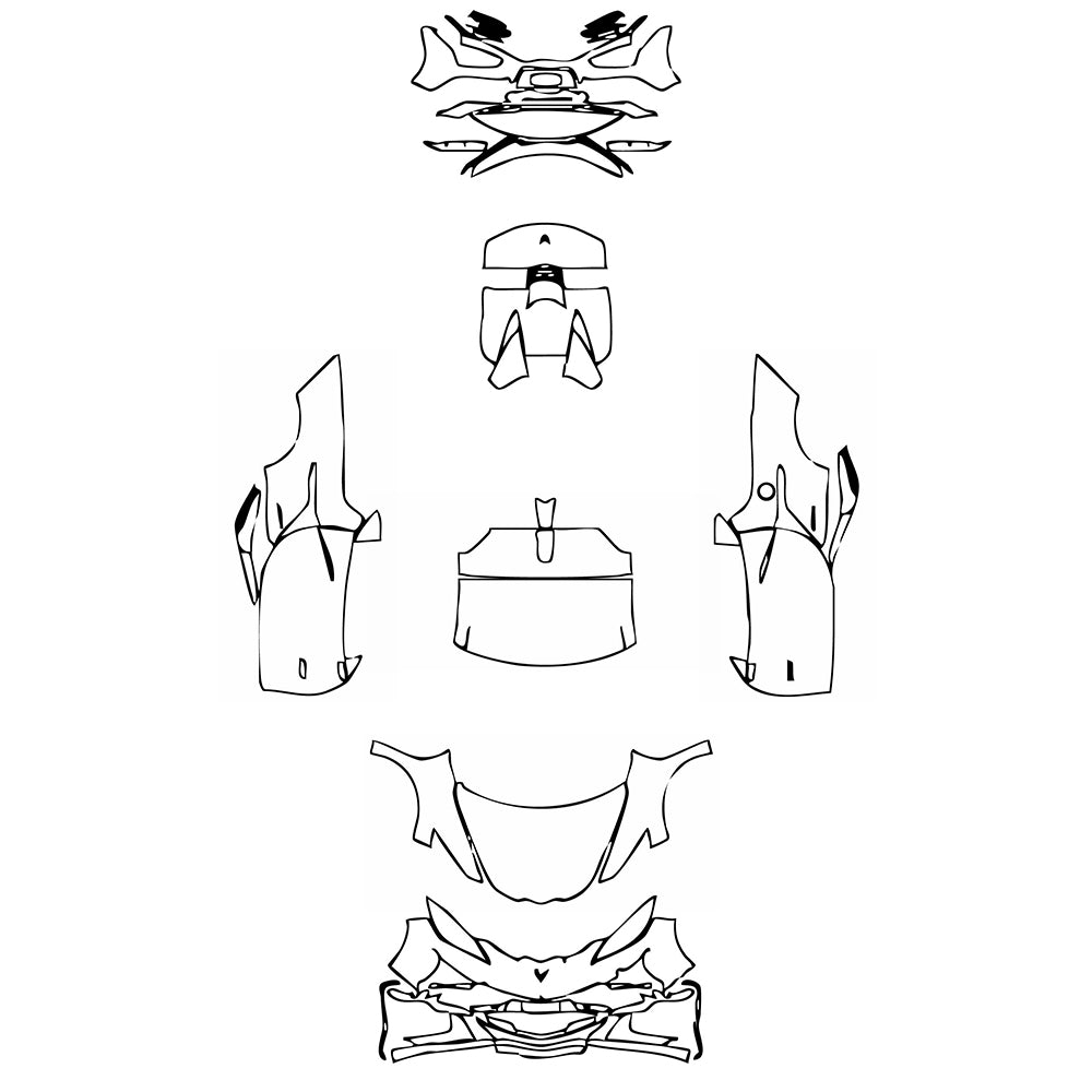 Pre-Cut PPF Chevrolet Corvette Z06 Convertible 2023 - PPF-Kits