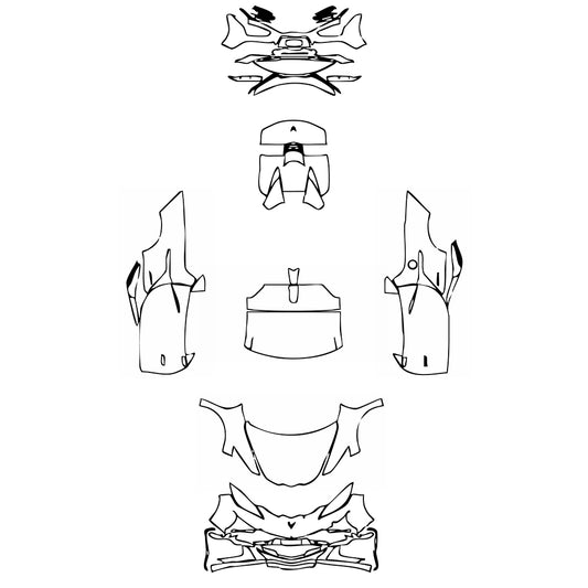 Pre-Cut PPF Chevrolet Corvette Z06 Convertible 2023 - PPF-Kits