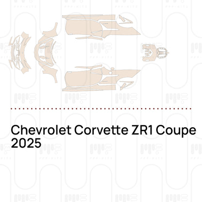 Pre-Cut PPF Chevrolet Corvette ZR1 Coupe 2025
