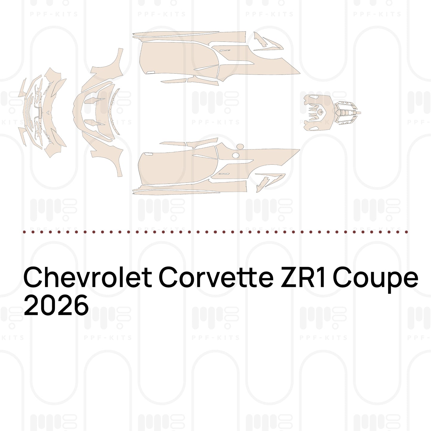 Pre-Cut PPF Chevrolet Corvette ZR1 Coupe 2026