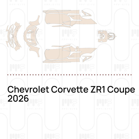 Chevrolet Corvette ZR1 Coupe 2026 – Pre-Cut PPF