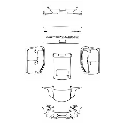 Pre-Cut PPF Chevrolet Silverado 1500 LTZ 2021 - PPF-Kits