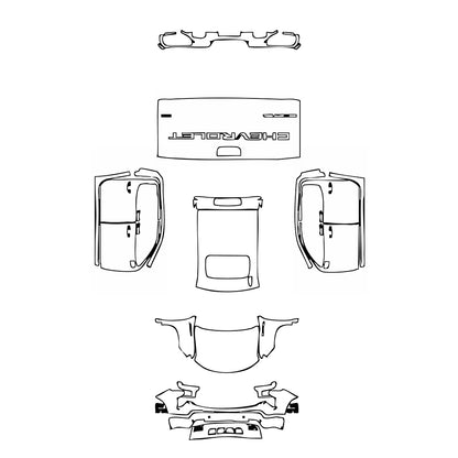 Pre-Cut PPF Chevrolet Silverado 1500 LTZ 2023 - PPF-Kits