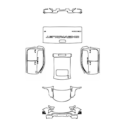 Pre-Cut PPF Chevrolet Silverado 1500 LT 2022 - PPF-Kits
