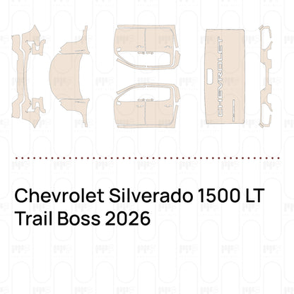 Pre-Cut PPF Chevrolet Silverado 1500 LT Trail Boss 2026