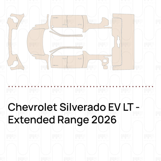 Pre-Cut PPF Chevrolet Silverado EV LT - Extended Range 2026