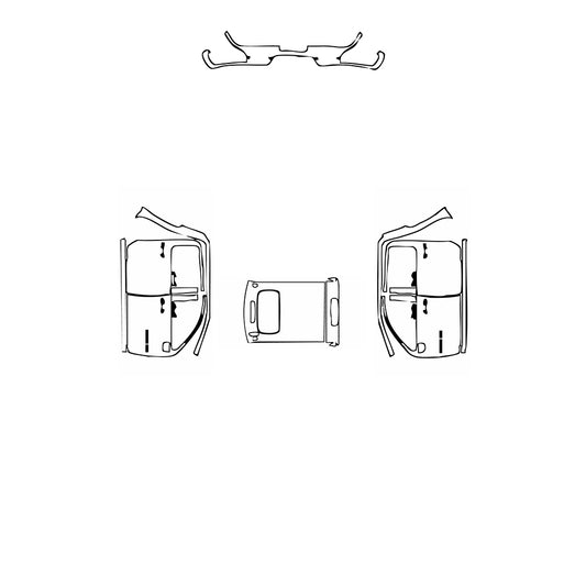 Pre-Cut PPF Chevrolet Silverado HD 2500 HD HIGH COUNTRY 2023 - PPF-Kits