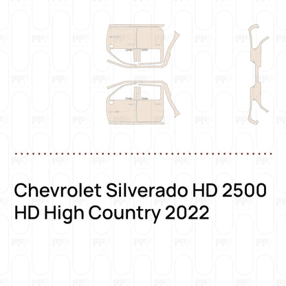Pre-Cut PPF Chevrolet Silverado HD 2500 HD High Country 2022