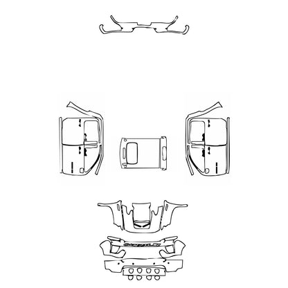 Pre-Cut PPF Chevrolet Silverado HD 2500 HD LT 2023 - PPF-Kits