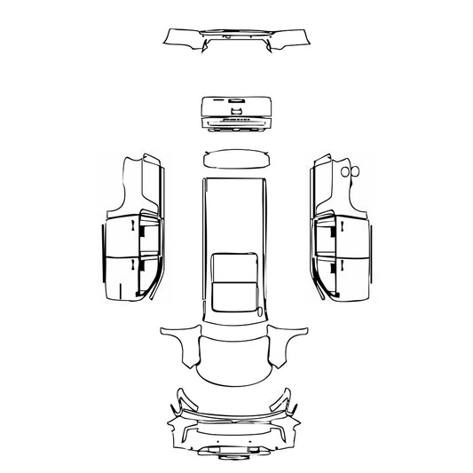 Pre-Cut PPF Chevrolet Suburban Premier 2023 - PPF-Kits