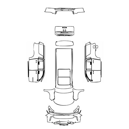 Pre-Cut PPF Chevrolet Suburban RST 2021 - PPF-Kits