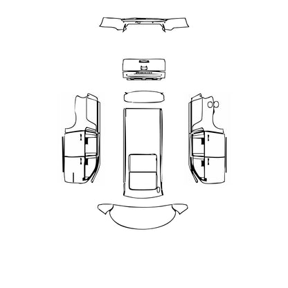 Pre-Cut PPF Chevrolet Suburban Z71 2024 - PPF-Kits