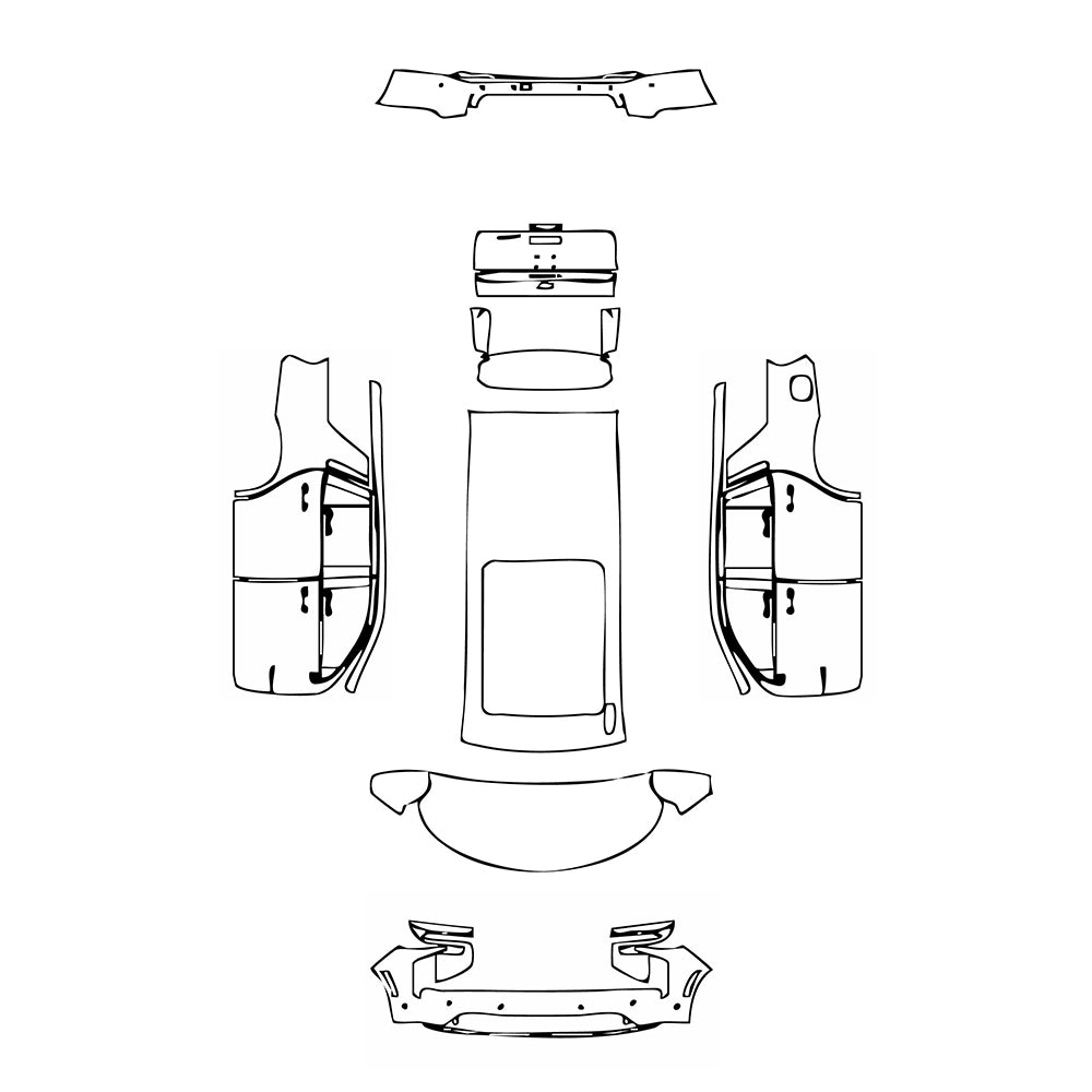 Passgenaue Lackschutzfolien PPF Chevrolet Tahoe High Country 2025