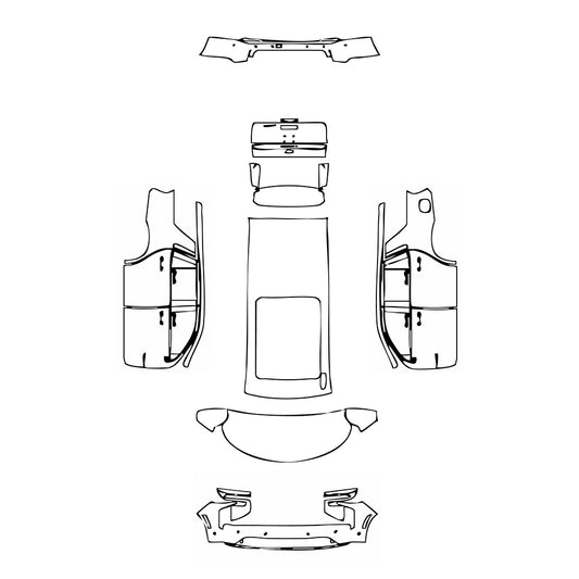 Passgenaue Lackschutzfolien PPF Chevrolet Tahoe High Country 2025