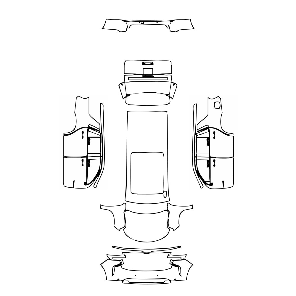 Pre-Cut PPF Chevrolet Tahoe LS 2024 - PPF-Kits